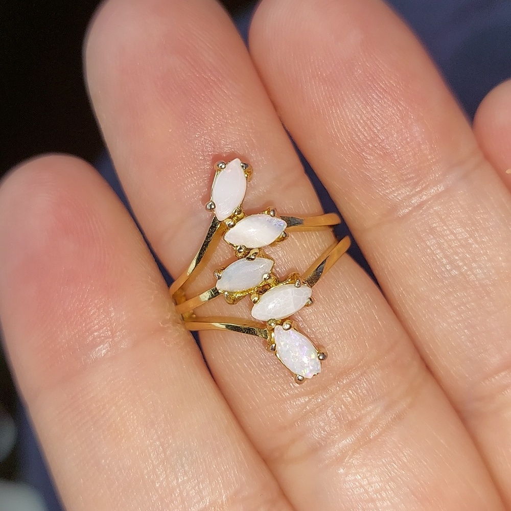 Joseph Espoito 18k HGE Gold and Opal Women's Ring